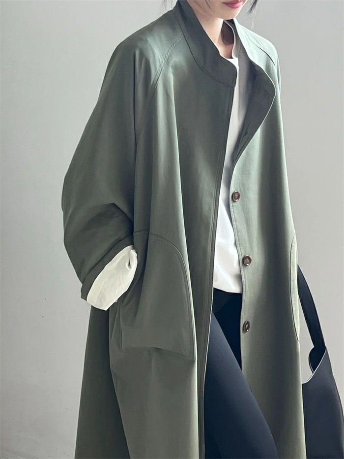 トレンチコート レディース アウター 春 秋 スタンドカラー コート 無地 長袖 ライトアウター ロングジャケット 立ち襟 大きいサイズ おしゃれ リクルート フォーマル ビジネス オフィス セレモニ トレンチコート レディース アウター 春 秋 スタンドカラー コート 無地 長袖 ライトアウター ロングジャケット 立ち襟 大きいサイズ おしゃれ リクルート フォーマル ビジネス オフィス セレモニ