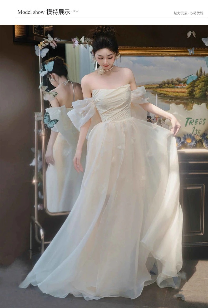 ウェディングドレス 白 結婚式 花嫁 サイズオーダーメイド可能 成人式 お呼ばれ ウェディング 演奏会 二次会 パーティードレス 前撮り ロングドレス 12 ウェディングドレス 白 結婚式 花嫁 サイズオーダーメイド可能 成人式 お呼ばれ ウェディング 演奏会 二次会 パーティードレス 前撮り ロングドレス 12