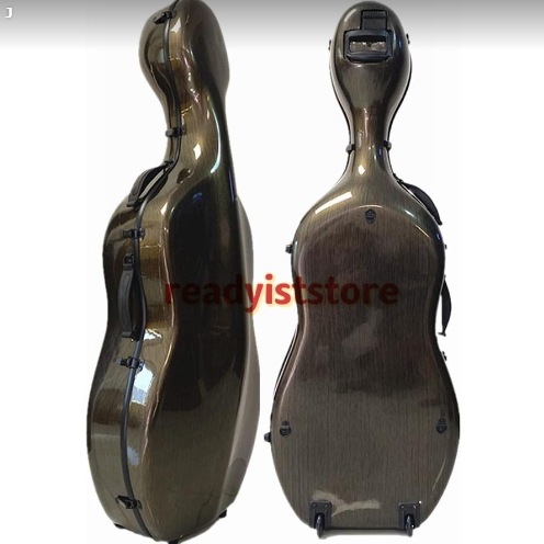 セロケースチェロ ケース4/4 チェロ ハード ケース超軽量カーボン ファイバー チェロ ケース旅行用の防水耐圧ホイール付き飛行機の委託ダブルショルダー セロケースチェロ ケース4/4 チェロ ハード ケース超軽量カーボン ファイバー チェロ ケース旅行用の防水耐圧ホイール付き飛行機の委託ダブルショルダー