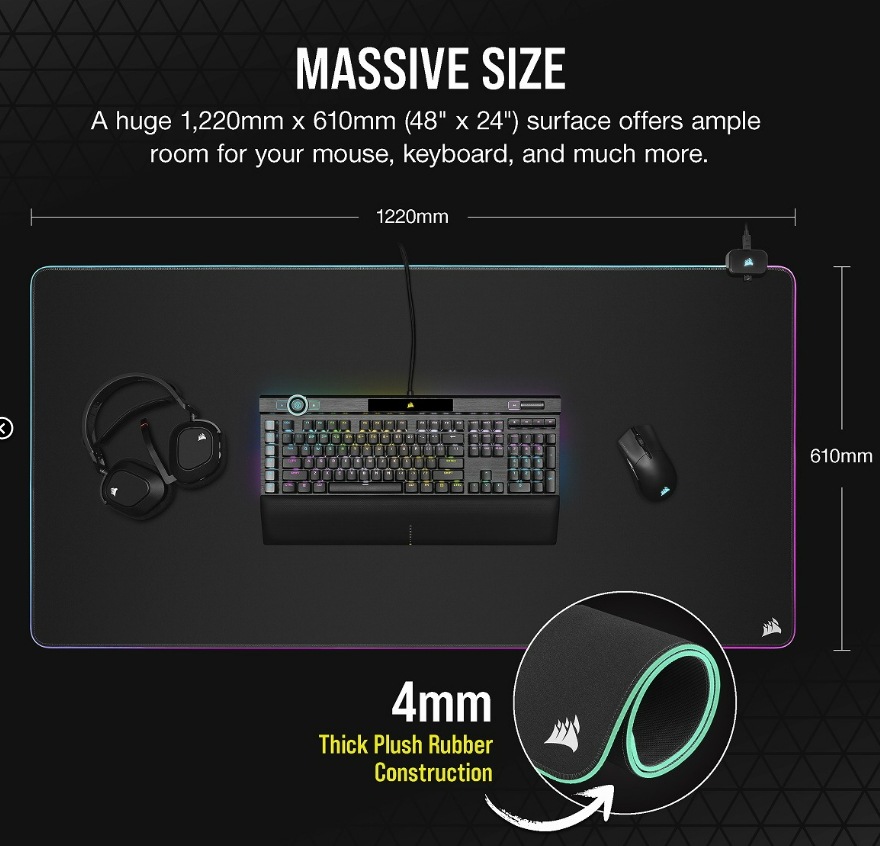 MM700 RGB Extended 3XL ブラック MM700 RGB Extended 3XL ブラック