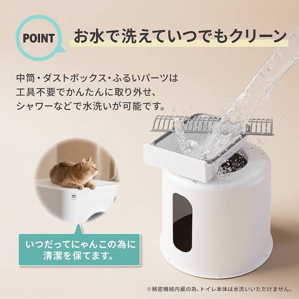 【送料無料】猫用自動トイレ ネコリタ WAGAYA no IDOLネコトイレ