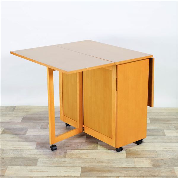 両バタフライテーブル ナチュラル [チェア別売] pattayablatt.com