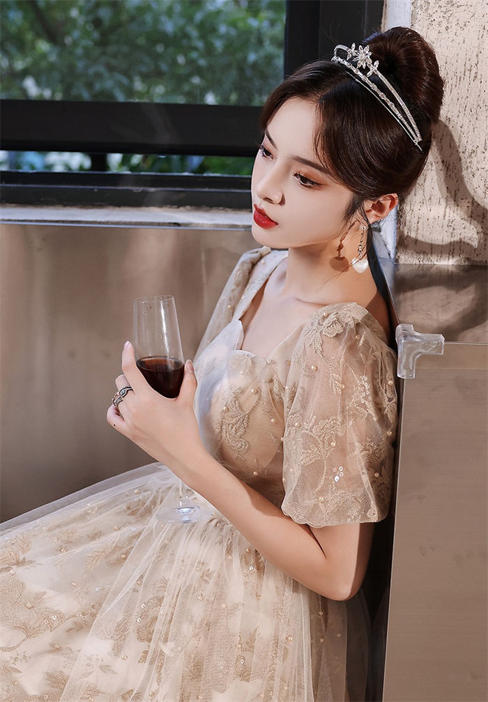 イブイングドレス パーティードレス フォーマル 成人式 二次会ドレス 上品 ロングドレス お姫様ドレス レディース 結婚式 ワンピース 半袖 袖あり Aライン マキシ お呼ばれ ピアノ演奏会 発表会