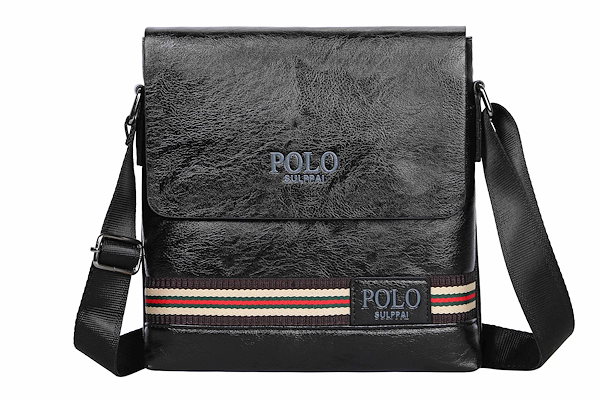 新品 メンズ POLO VIDENG＆SULPPAI 高級PUレザー ショルダーバッグ ビジネス 大人気 ブランド 格安 多機能 防水 耐久 上質 質感