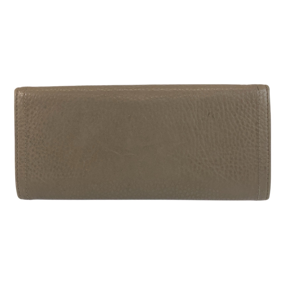 ロゴ グレージュ ゴールド金具 レザー 長財布 ロングウォレット レディース 504318 ロゴ グレージュ ゴールド金具 レザー 長財布 ロングウォレット レディース 504318