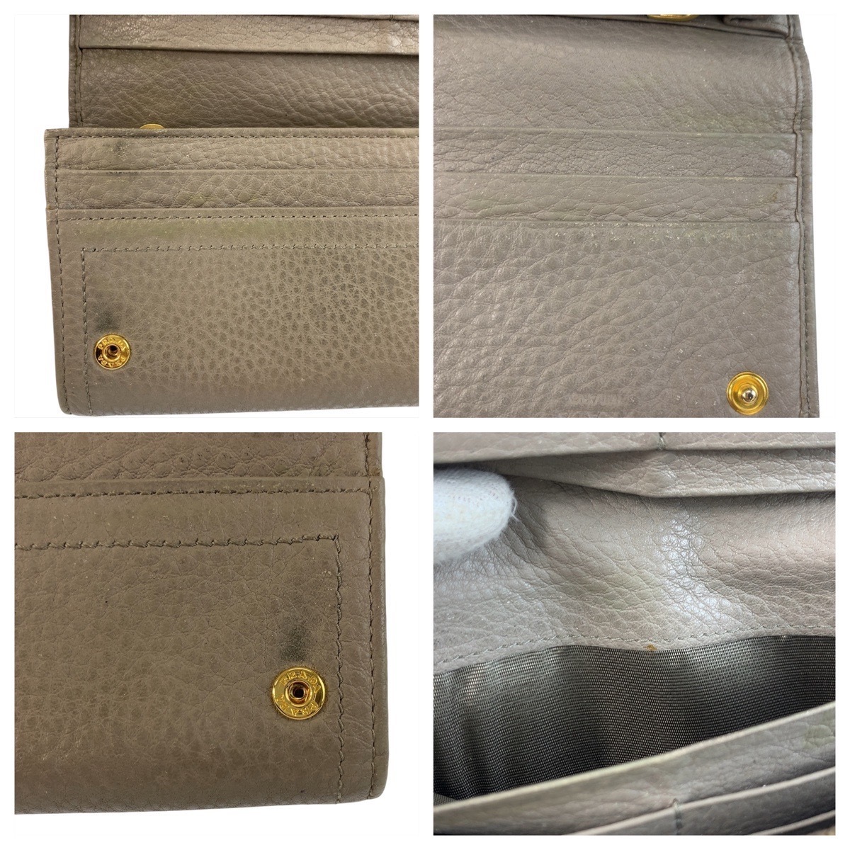 ロゴ グレージュ ゴールド金具 レザー 長財布 ロングウォレット レディース 504318 ロゴ グレージュ ゴールド金具 レザー 長財布 ロングウォレット レディース 504318