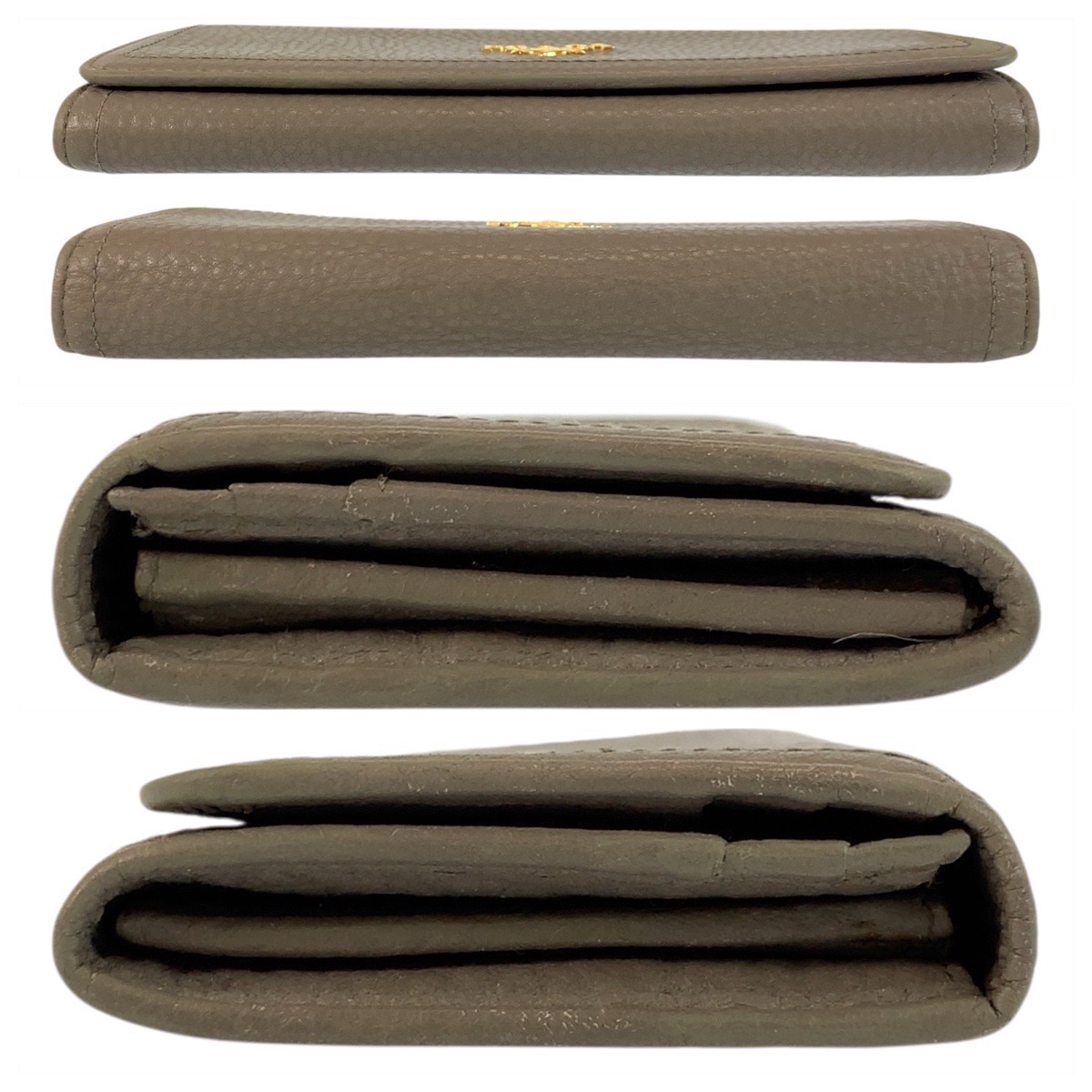 ロゴ グレージュ ゴールド金具 レザー 長財布 ロングウォレット レディース 504318 ロゴ グレージュ ゴールド金具 レザー 長財布 ロングウォレット レディース 504318