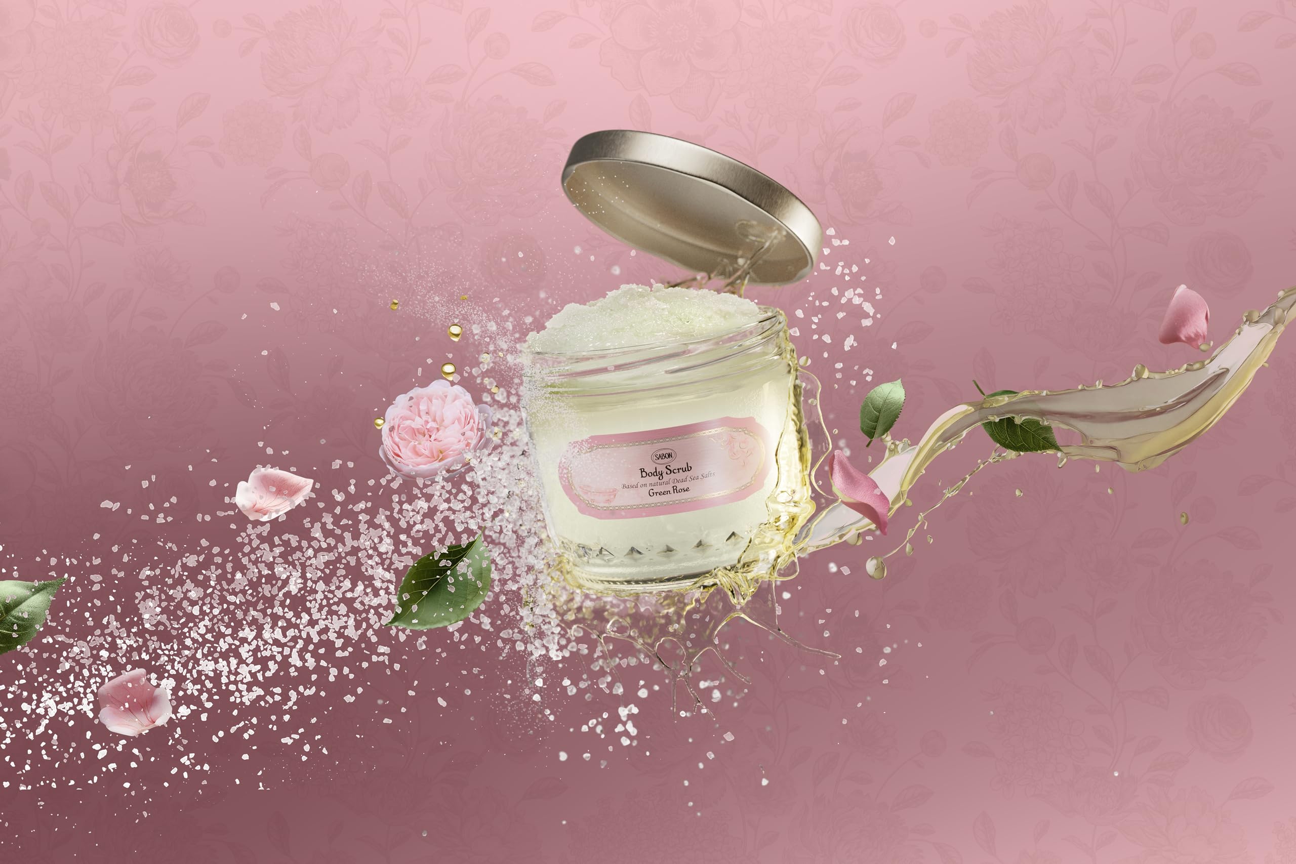 SABON(サボン) ボディスクラブ 600g グリーン・ローズ SABON(サボン) ボディスクラブ 600g グリーン・ローズ