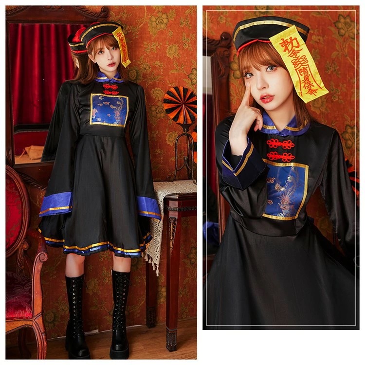 【即納】ハロウィン コスプレ 仮装 キョンシー チャイナ服 ゾンビ 大人 女性 可愛い ハロウィンコスプレ レディース コスプレ 衣装 大きいサイズ セクシー 長袖 チャイナ チャイナドレス コスチュ 【即納】ハロウィン コスプレ 仮装 キョンシー チャイナ服 ゾンビ 大人 女性 可愛い ハロウィンコスプレ レディース コスプレ 衣装 大きいサイズ セクシー 長袖 チャイナ チャイナドレス コスチュ
