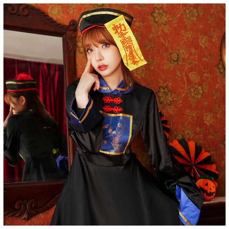 【即納】ハロウィン コスプレ 仮装 キョンシー チャイナ服 ゾンビ 大人 女性 可愛い ハロウィンコスプレ レディース コスプレ 衣装 大きいサイズ セクシー 長袖 チャイナ チャイナドレス コスチュ 【即納】ハロウィン コスプレ 仮装 キョンシー チャイナ服 ゾンビ 大人 女性 可愛い ハロウィンコスプレ レディース コスプレ 衣装 大きいサイズ セクシー 長袖 チャイナ チャイナドレス コスチュ