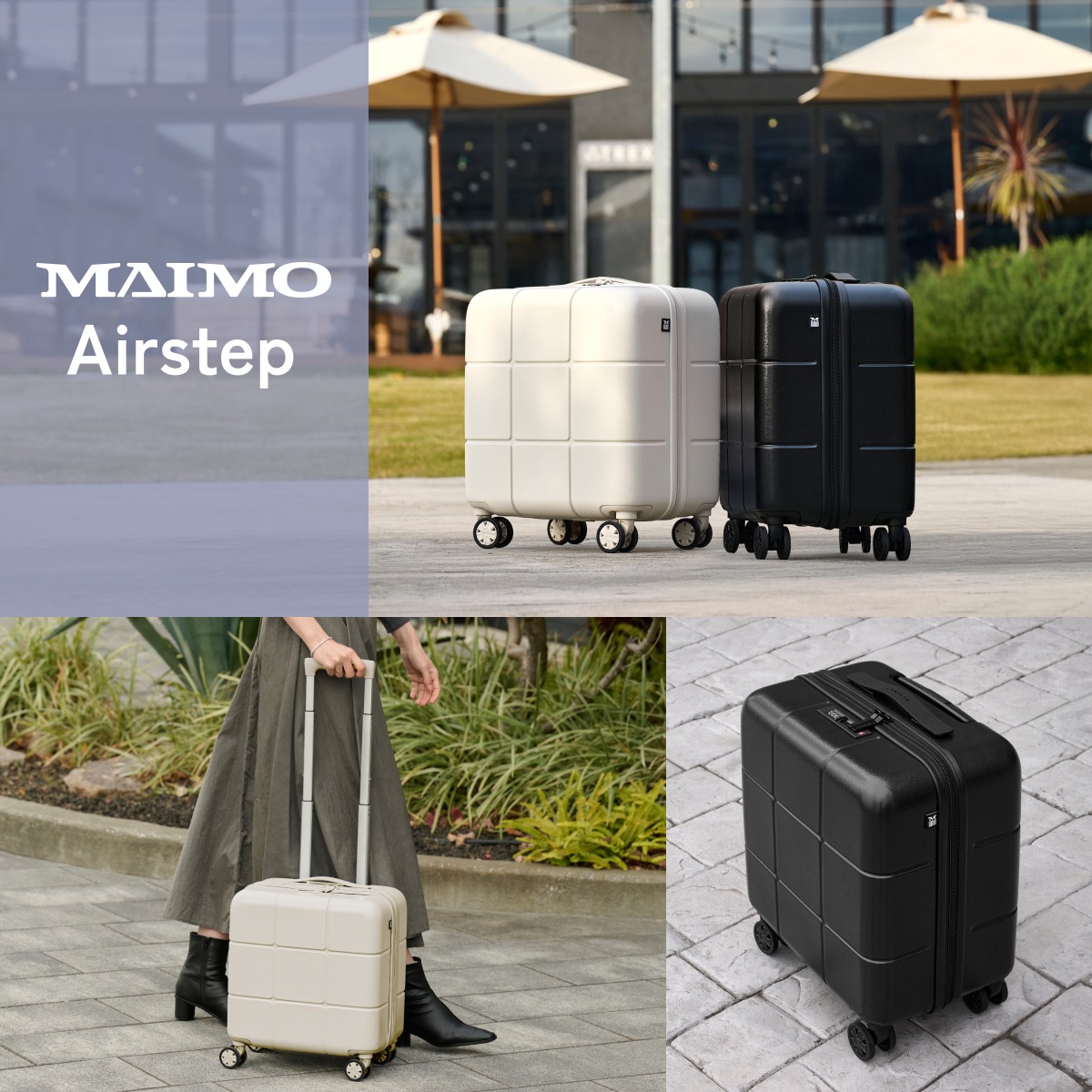 【週末旅行にピッタリ！】小さくて可愛いのに見た目以上の収納力！さらに軽量×静音キャスターの万能コンパクトキャリー