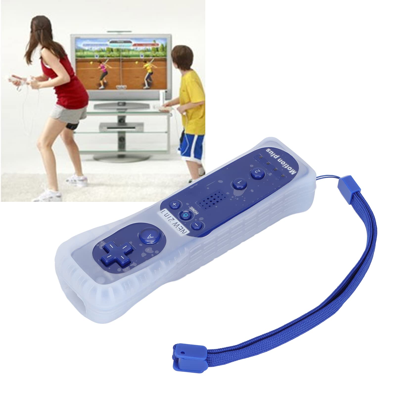 YUNQ ワイヤレスリモコンWiiU用Wii用ロングリモコン距離ワイヤレスリモコン(紺) YUNQ ワイヤレスリモコンWiiU用Wii用ロングリモコン距離ワイヤレスリモコン(紺)