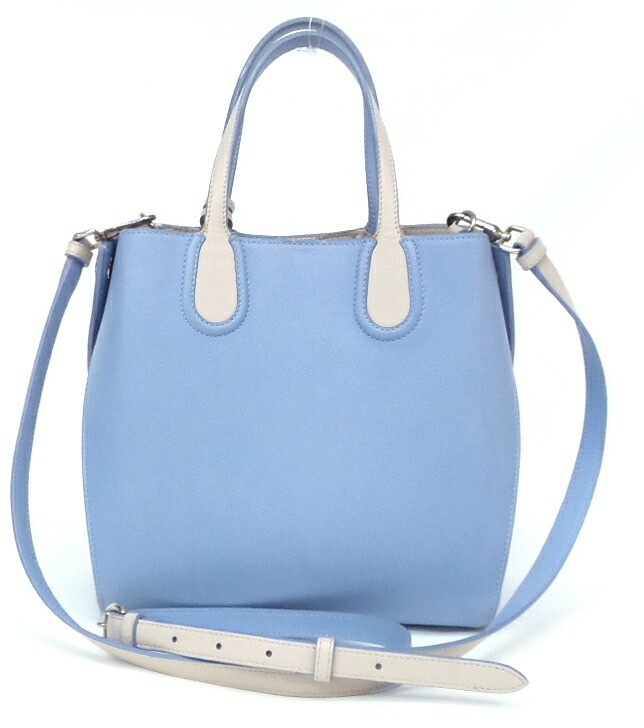 ｸﾘｽﾁｬﾝﾃﾞｨｵｰﾙ Christian Dior ﾊﾝﾄﾞﾊﾞｯｸﾞ 2WAY ﾛｺﾞﾁｬｰﾑ ｱﾃﾞｨｸﾄ ﾌﾞﾙｰ ｶｰﾌ