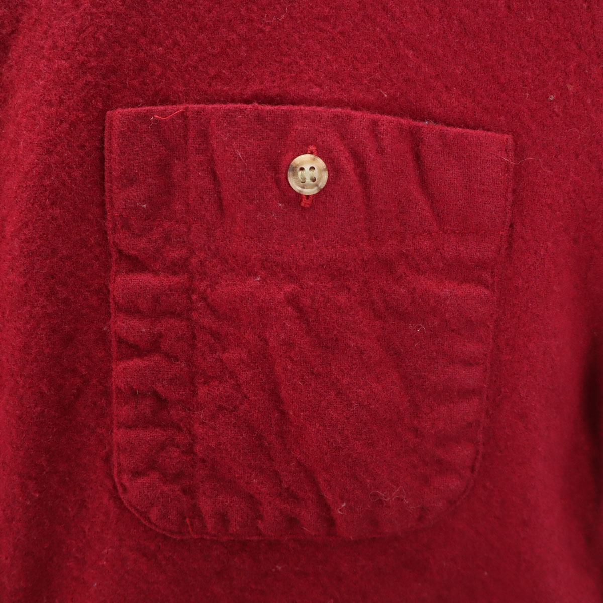 70s 80s ヴィンテージ USA製 ウールブレンド 長袖 ボード シャツ L バーガンディ エルボーパッチ メンズ 古着 70s 80s ヴィンテージ USA製 ウールブレンド 長袖 ボード シャツ L バーガンディ エルボーパッチ メンズ 古着