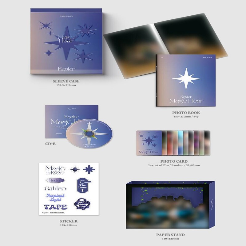 [SET] Kep1er [Magic Hour] Album(Moonlighted ver./ Sunkissed ver. / Beloved ver.) + Free Photocard 1E