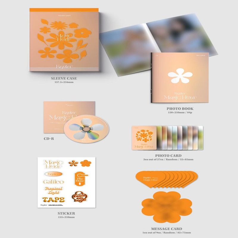 [SET] Kep1er [Magic Hour] Album(Moonlighted ver./ Sunkissed ver. / Beloved ver.) + Free Photocard 1E