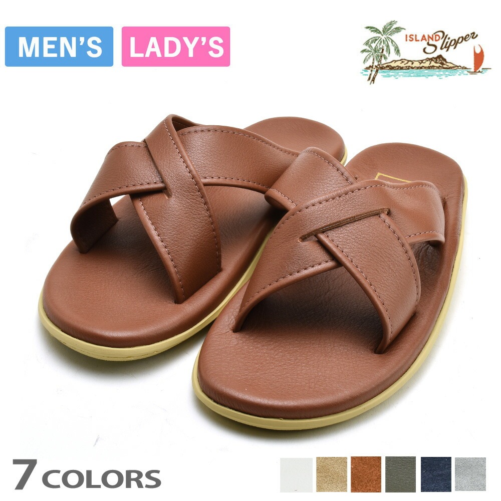 アイランドスリッパ サンダル メンズ レディース レザーサンダル スエード ISLANDSLIPPER PT223[pt223]