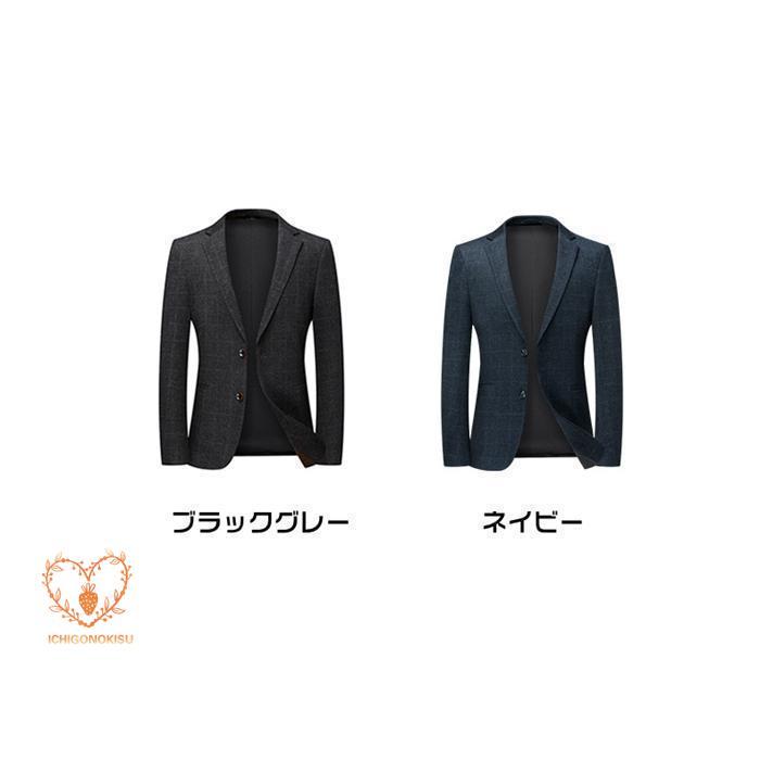テーラードジャケット メンズ チェック柄 ビジネス スリム ジャケット 2つボタン スーツジャケット ライトアウター アウター 春 秋 冬 通学 テーラードジャケット メンズ チェック柄 ビジネス スリム ジャケット 2つボタン スーツジャケット ライトアウター アウター 春 秋 冬 通学