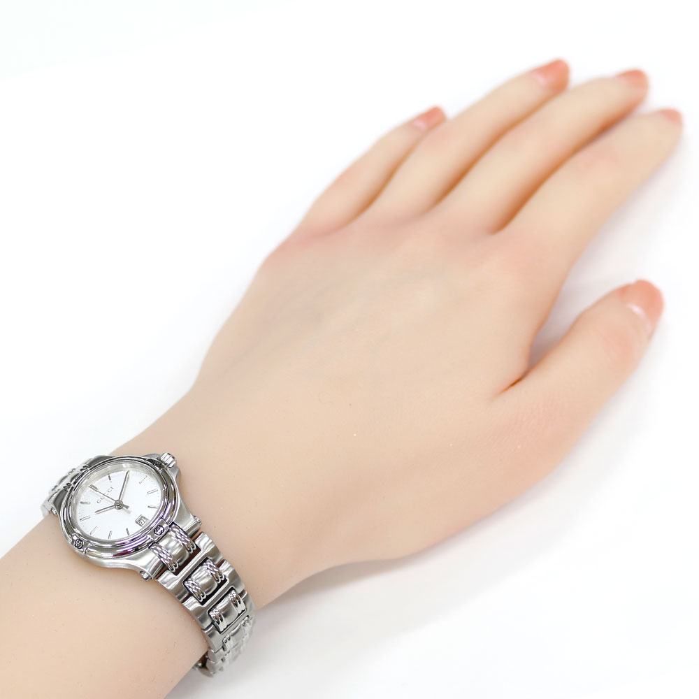 グッチ 腕時計 ステンレススチール 9040L クオーツ 1年保証 GUCCI 中古