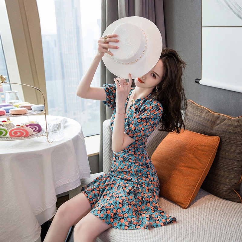 ワンピース ドレス レディース ショート 半袖 Vネック フリル かわいい 大人可愛い きれいめ シンプル カジュアル 大人 上品 おしゃれ 花柄 フラワー 夏 パーティー 旅行 リゾート 海 ワンピース ドレス レディース ショート 半袖 Vネック フリル かわいい 大人可愛い きれいめ シンプル カジュアル 大人 上品 おしゃれ 花柄 フラワー 夏 パーティー 旅行 リゾート 海