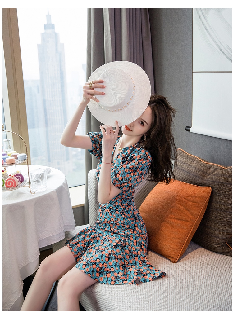 ワンピース ドレス レディース ショート 半袖 Vネック フリル かわいい 大人可愛い きれいめ シンプル カジュアル 大人 上品 おしゃれ 花柄 フラワー 夏 パーティー 旅行 リゾート 海 ワンピース ドレス レディース ショート 半袖 Vネック フリル かわいい 大人可愛い きれいめ シンプル カジュアル 大人 上品 おしゃれ 花柄 フラワー 夏 パーティー 旅行 リゾート 海