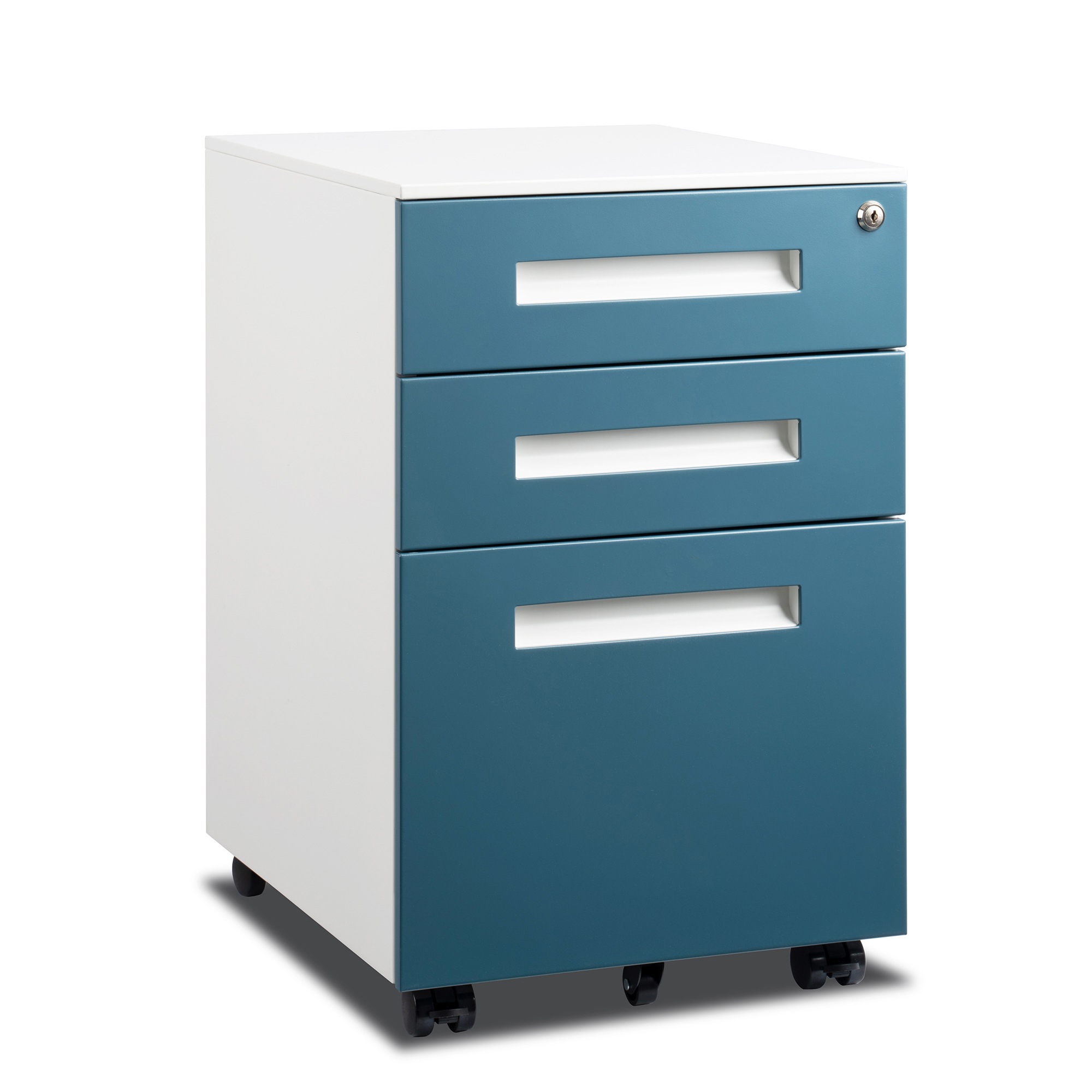 【国内発送,送料無料】オフィスワゴン-スモッグブルー