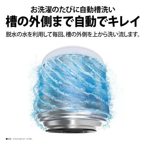 シャープ EST717 全自動洗濯機 高濃度洗浄機能搭載 洗濯 7kg ベージュ