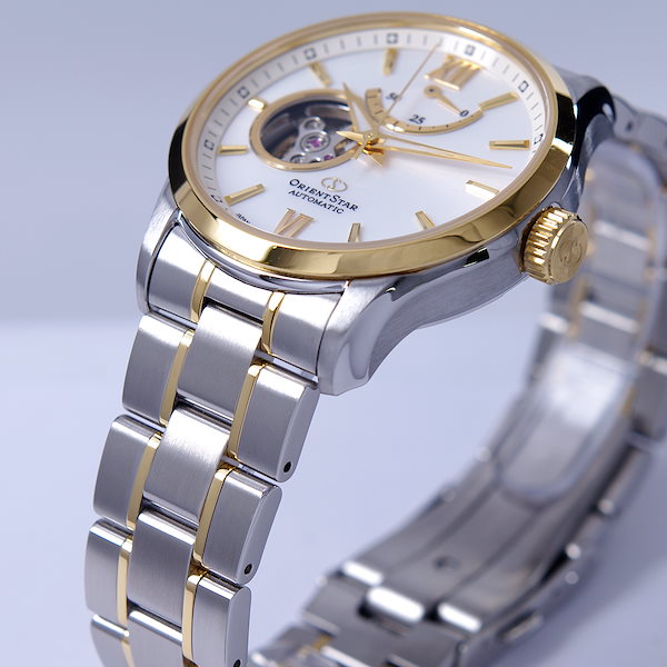 Qoo10] オリエントスター セミスケルトン 機械式 自動巻き 手巻付