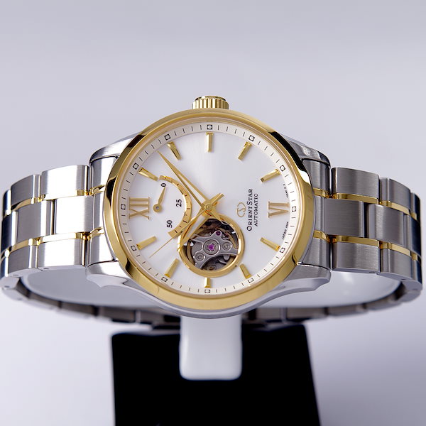 Qoo10] オリエントスター セミスケルトン 機械式 自動巻き 手巻付