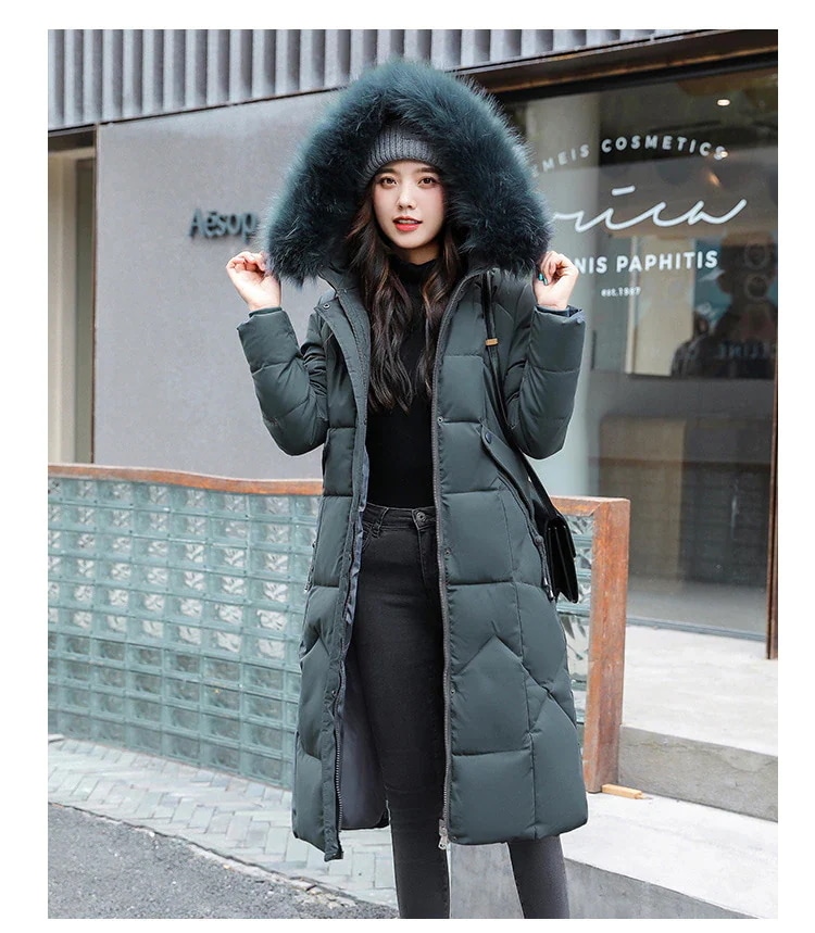 【早い者勝ち！】冬アウター コート スリムフィット コットンジャケット 暖かい レディース 冬用 ミディアム丈 中綿ジャケット 厚手 防寒 韓国ファッション