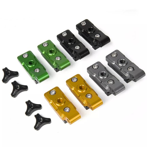 カワサキニンジャ250 400 2018 2019 2020 2021 モーターサイクル リア アクスルブロック チェーンアジャスター エンドキャップ