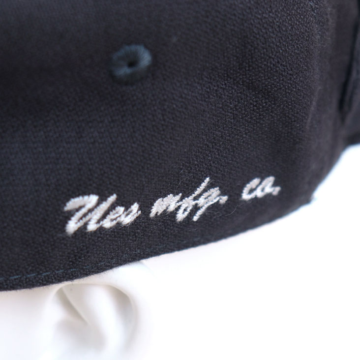 UES ウエス ハンチングキャップ ワークキャップ 帽子 デニム made in JAPAN 日本製 刺繍 ロゴ レトロ アメカジ カジュアル メンズ レディース ジーンズ ステッチ 82HT-04