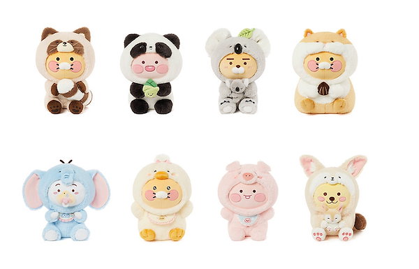 Qoo10] カカオフレンズ FRIENDZOO タヌキ 人形_チュン