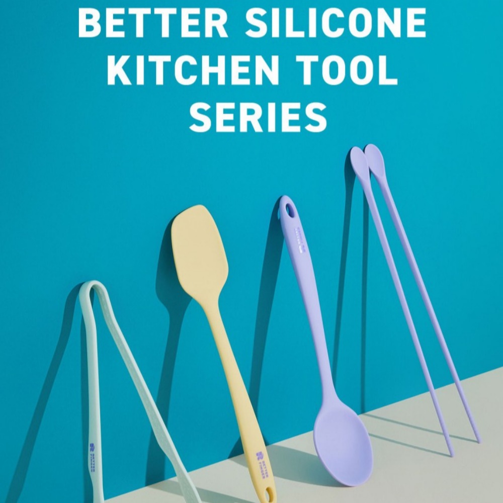 [neoflam] ベターフィンガー キッチンツールセット4本 シリコン製調理器具セット(4点セット) / キッチン キッチン用品 スパチュラ マルチスプーン トング 天ぷら箸