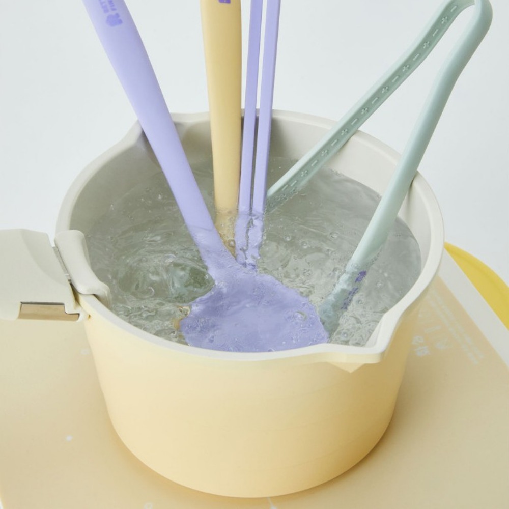 [neoflam] ベターフィンガー キッチンツールセット4本 シリコン製調理器具セット(4点セット) / キッチン キッチン用品 スパチュラ マルチスプーン トング 天ぷら箸