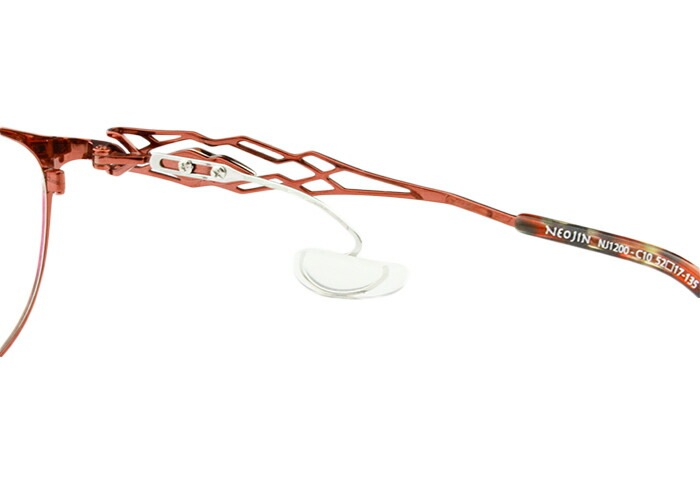 ネオジン NEOJIN nj1200 c.10 レッド 鼻パッドなし メガネ サイドパッド ノーズパッドなし めがね 眼鏡 レディース ボストン ネオジン NEOJIN nj1200 c.10 レッド 鼻パッドなし メガネ サイドパッド ノーズパッドなし めがね 眼鏡 レディース ボストン