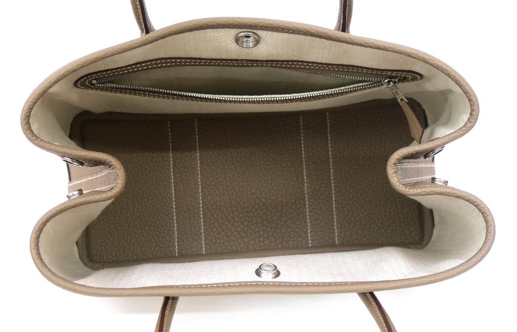 エルメス HERMES ハンドバッグ ガーデンパーティTPM K刻印 SV金具 エトゥープ ネゴンダ(68838) エルメス HERMES ハンドバッグ ガーデンパーティTPM K刻印 SV金具 エトゥープ ネゴンダ(68838)