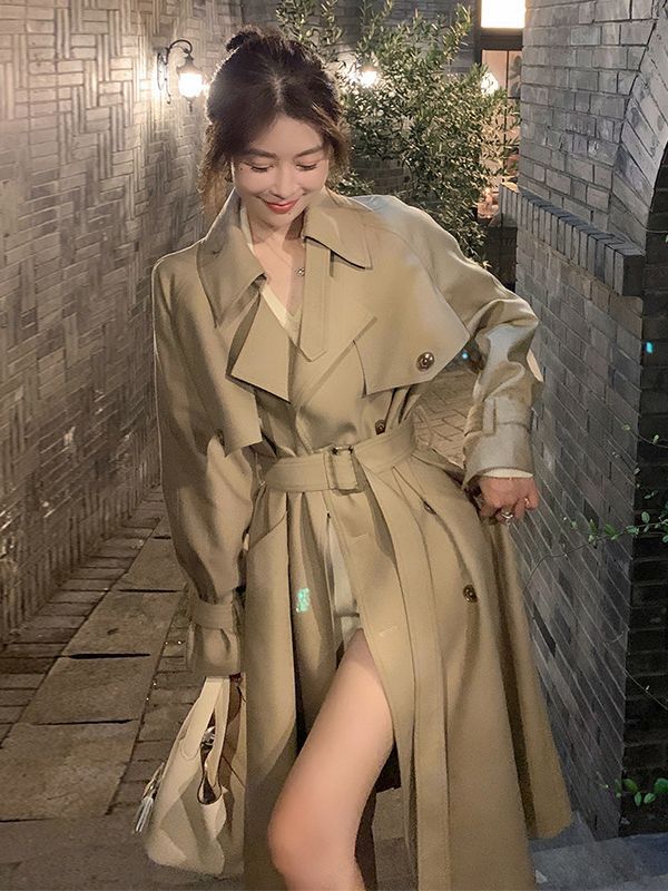 2024新作秋冬服 カーキ パーカー レディース ミディアム 韓国 雰囲気コートブリティッシュ トレンチコート レディース ジャケット 韓国 トレンチコート ロング 通勤 アウター 2024新作秋冬服 カーキ パーカー レディース ミディアム 韓国 雰囲気コートブリティッシュ トレンチコート レディース ジャケット 韓国 トレンチコート ロング 通勤 アウター