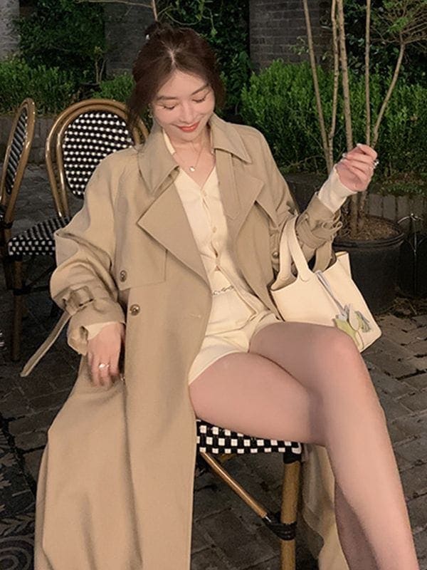 2024新作秋冬服 カーキ パーカー レディース ミディアム 韓国 雰囲気コートブリティッシュ トレンチコート レディース ジャケット 韓国 トレンチコート ロング 通勤 アウター 2024新作秋冬服 カーキ パーカー レディース ミディアム 韓国 雰囲気コートブリティッシュ トレンチコート レディース ジャケット 韓国 トレンチコート ロング 通勤 アウター