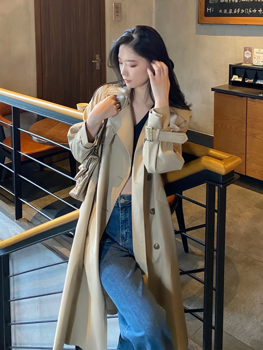 2024新作秋冬服 カーキ パーカー レディース ミディアム 韓国 雰囲気コートブリティッシュ トレンチコート レディース ジャケット 韓国 トレンチコート ロング 通勤 アウター 2024新作秋冬服 カーキ パーカー レディース ミディアム 韓国 雰囲気コートブリティッシュ トレンチコート レディース ジャケット 韓国 トレンチコート ロング 通勤 アウター