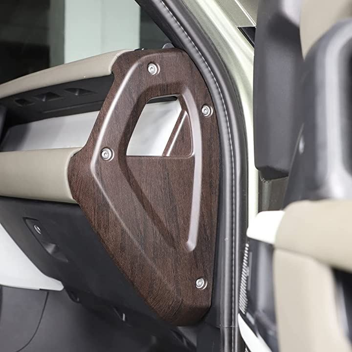 車のダッシュボードサイドパネルの装飾カバー ランドローバーディフェンダー 90 110 2020-2023 適用(オークの木目) 車のダッシュボードサイドパネルの装飾カバー ランドローバーディフェンダー 90 110 2020-2023 適用(オークの木目)