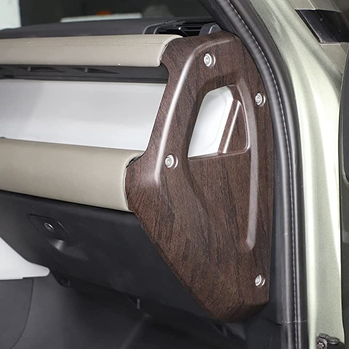 車のダッシュボードサイドパネルの装飾カバー ランドローバーディフェンダー 90 110 2020-2023 適用(オークの木目) 車のダッシュボードサイドパネルの装飾カバー ランドローバーディフェンダー 90 110 2020-2023 適用(オークの木目)