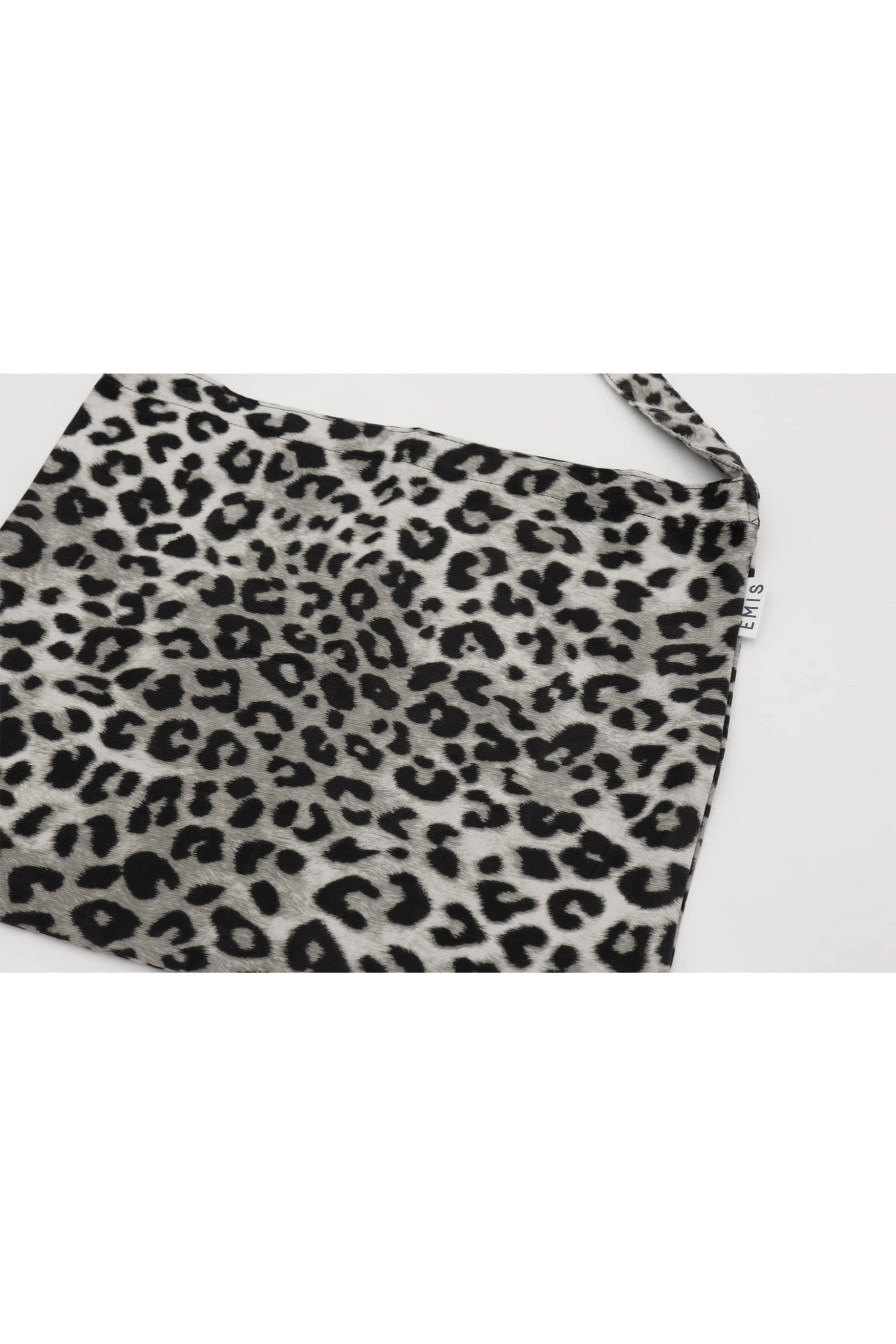 【EMIS】 NEW LEOPARD CORDUROY ECO BAG : GRAY