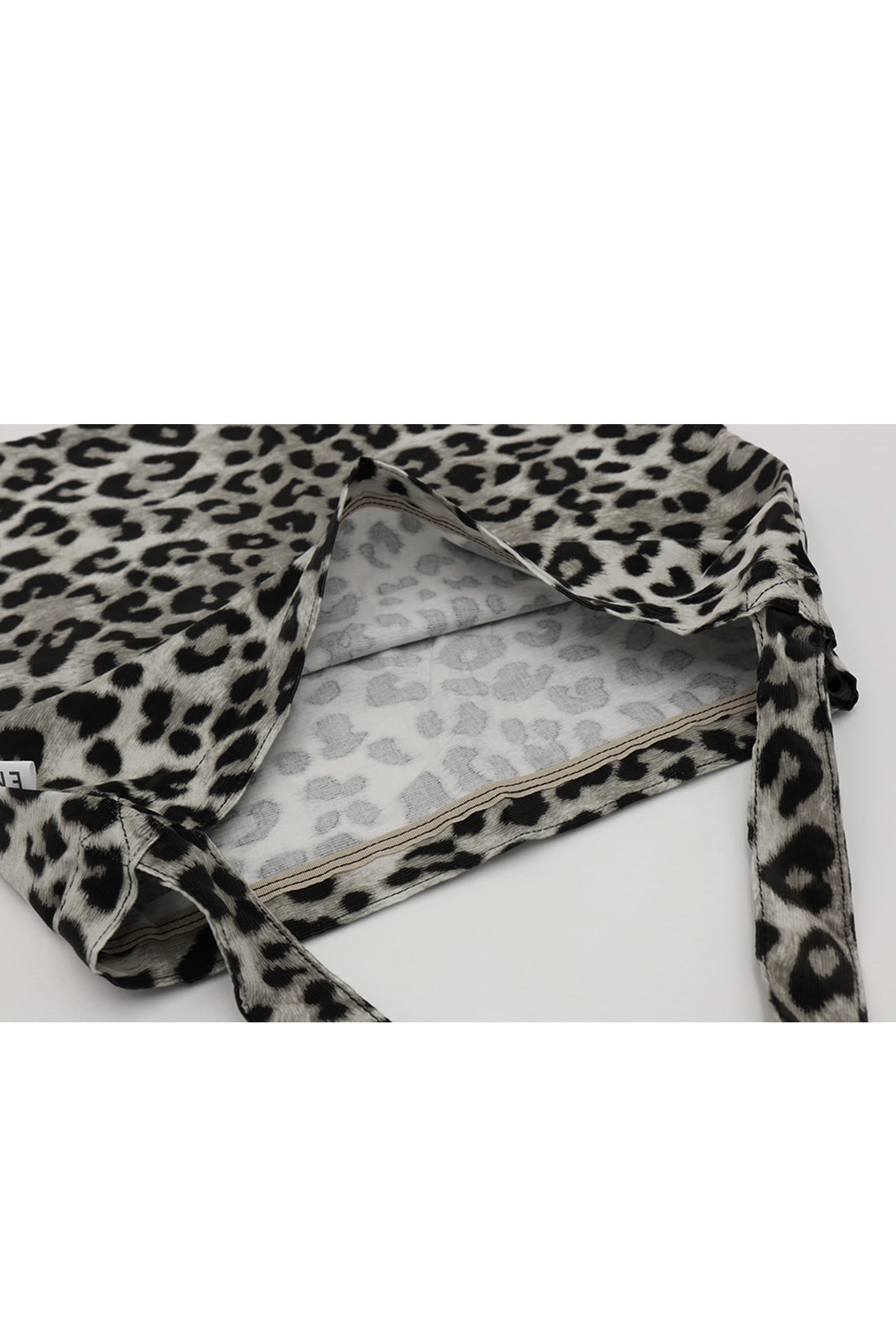 【EMIS】 NEW LEOPARD CORDUROY ECO BAG : GRAY