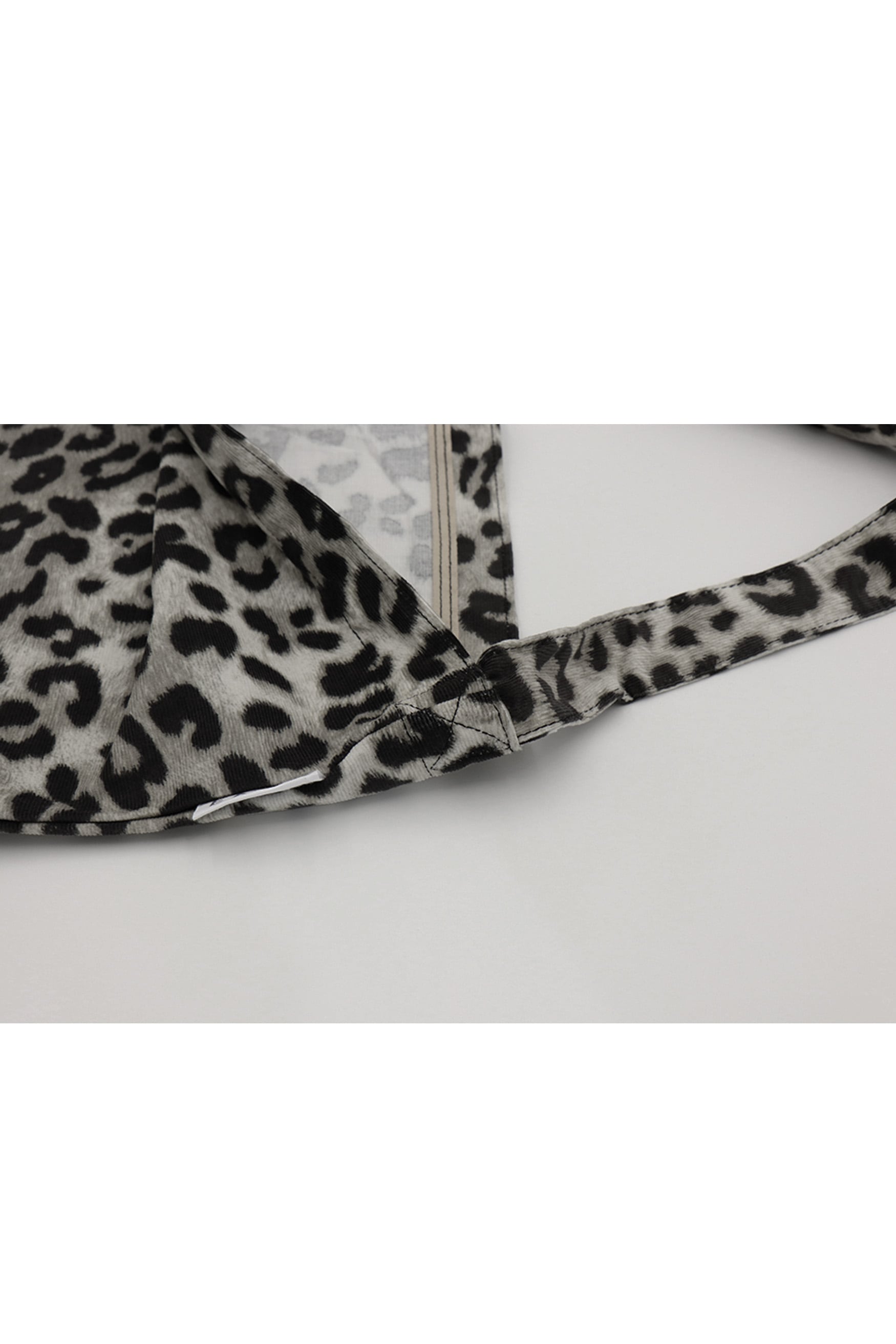 【EMIS】 NEW LEOPARD CORDUROY ECO BAG : GRAY