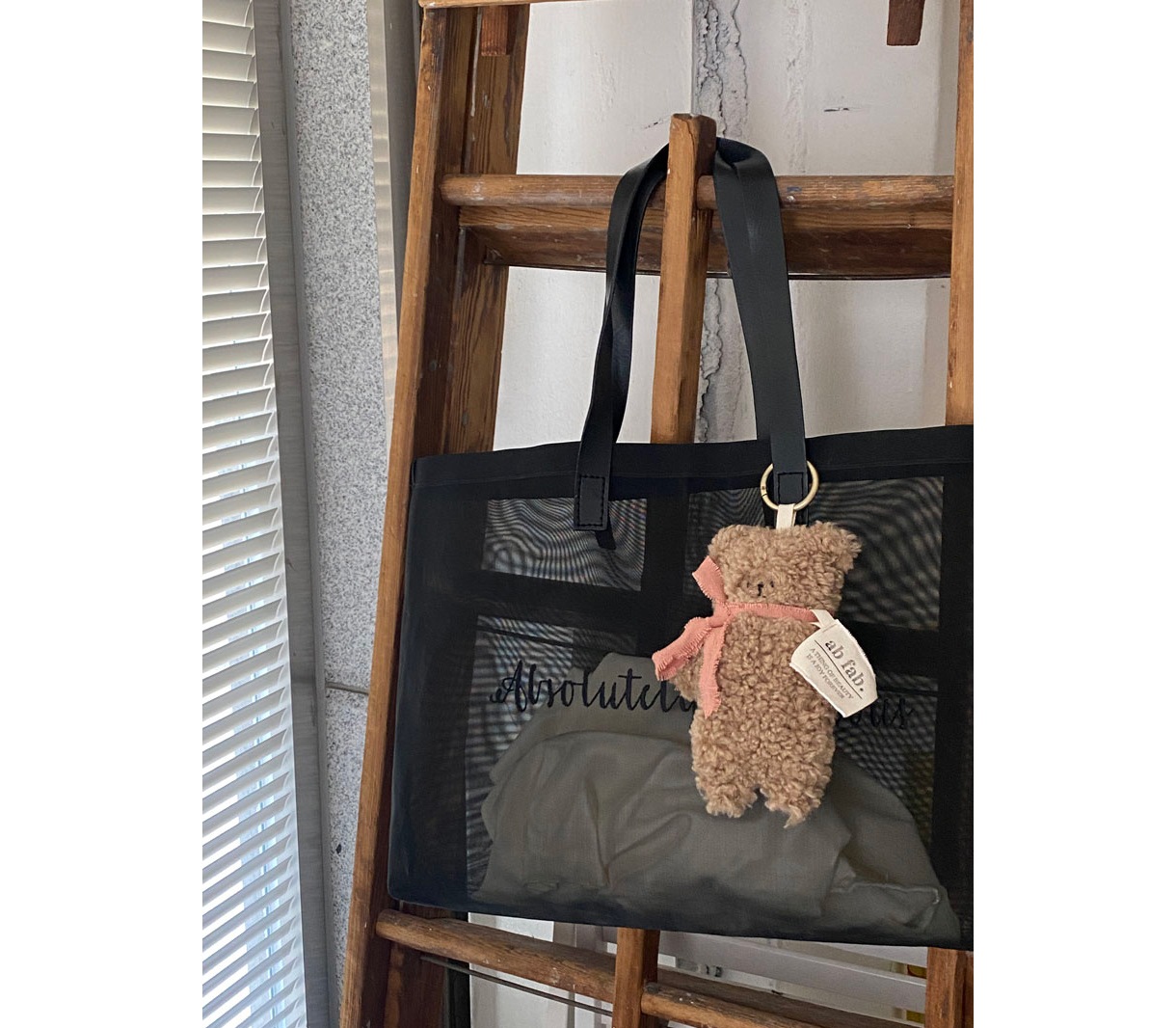 ab fab★韓国★大人気★Bibi キーリング Key ring ab fab] [限定販売] [Boo & Bibi] bbbear Keyring 2色 [韓国人気