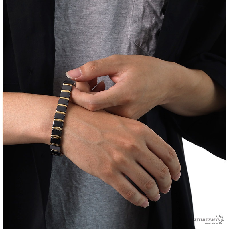 セラミック 磁気ブレスレット [b393]