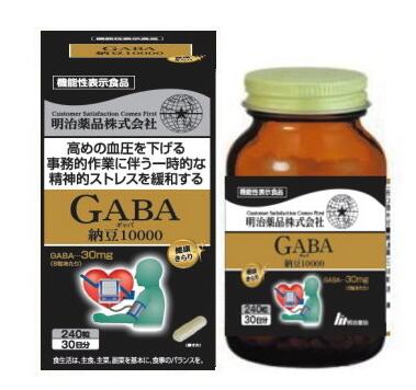 明治薬品　健康きらり　ＧＡＢＡ（ギャバ）納豆１００００ 4954007015566