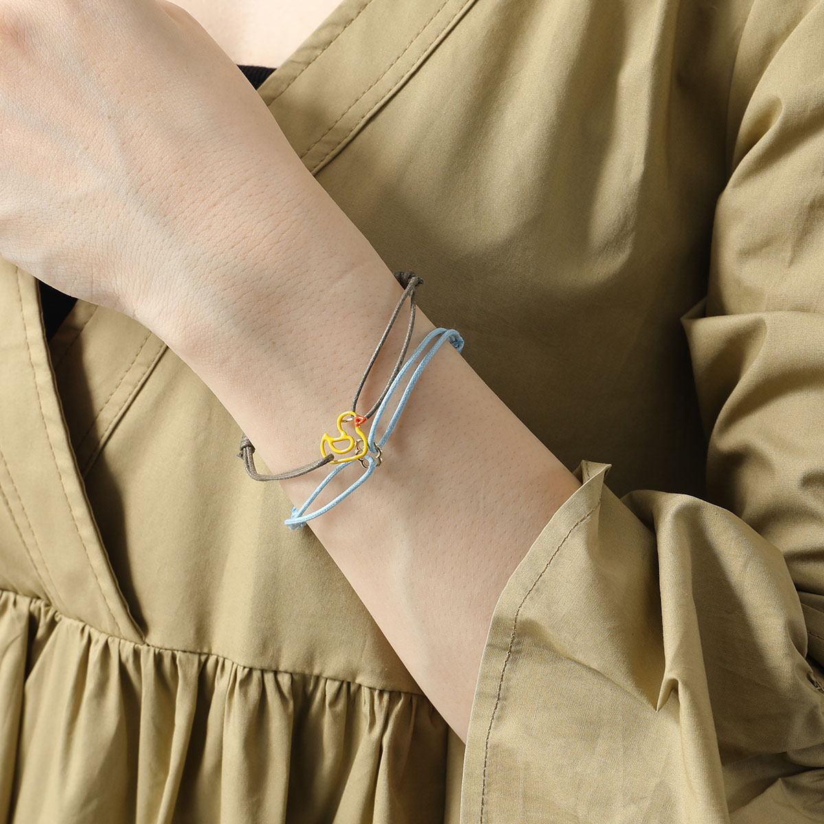 ALIITA アリータ ブレスレット MINI CORAZON NUBECITA BRILLANTE CORD BRACELET レディース ハート 雲 モチーフ コード アクセサリー カラー2色