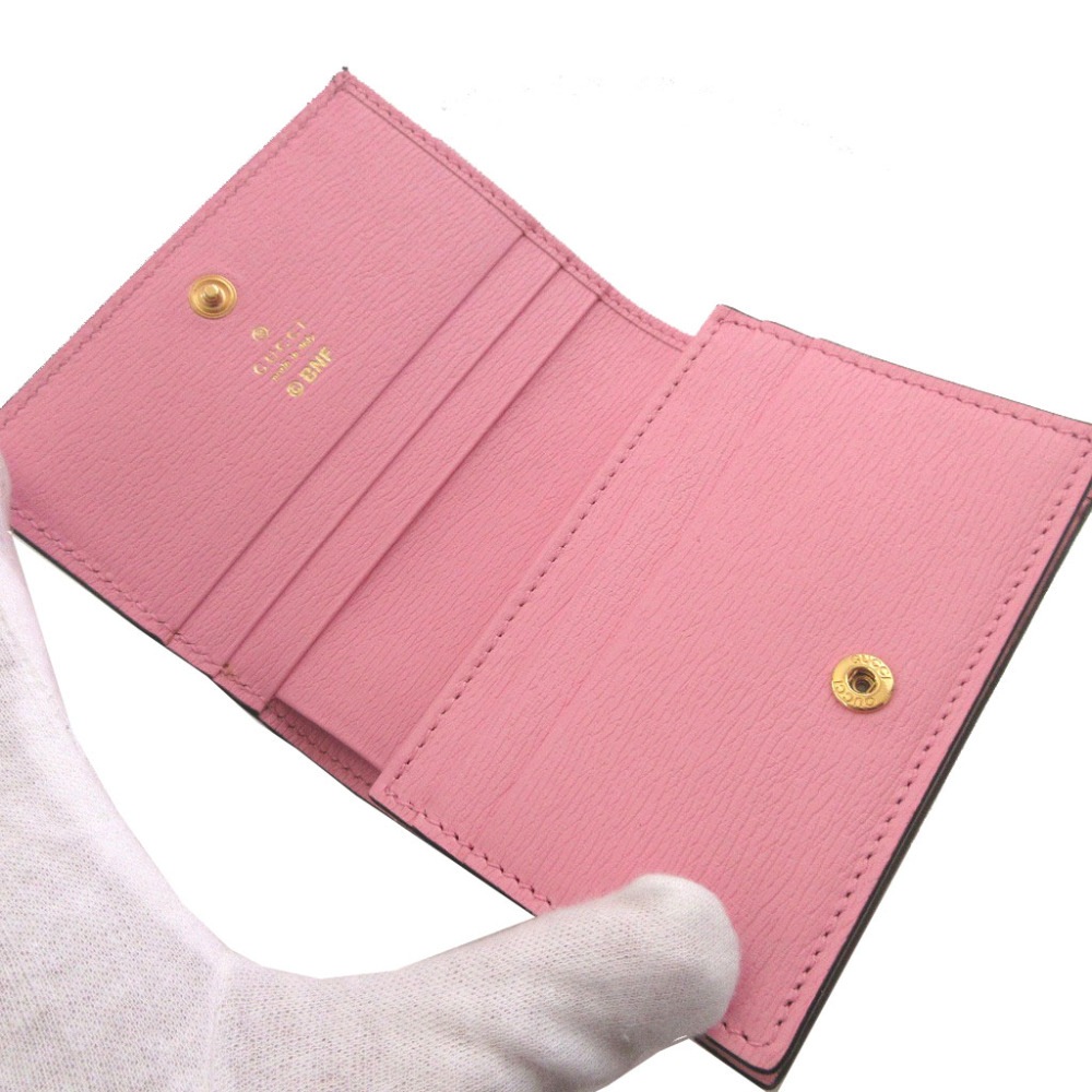 未使用品 ばなにゃコラボ 701009 二つ折り財布 レザー/レザー ピンク 0407【中古】 ユニセックス 未使用品 ばなにゃコラボ 701009 二つ折り財布 レザー/レザー ピンク 0407【中古】 ユニセックス